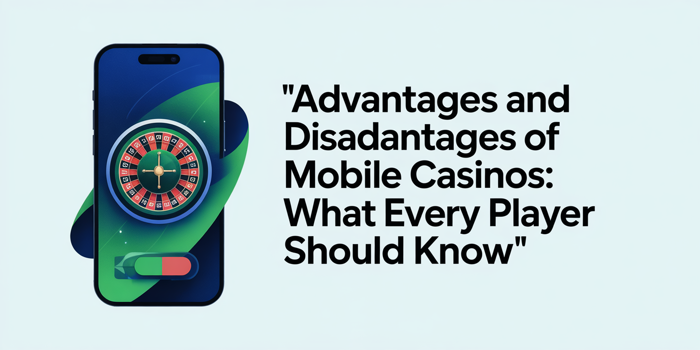 Advantages and Disadvantages of Mobile Casinos: What Every Player Should Know
