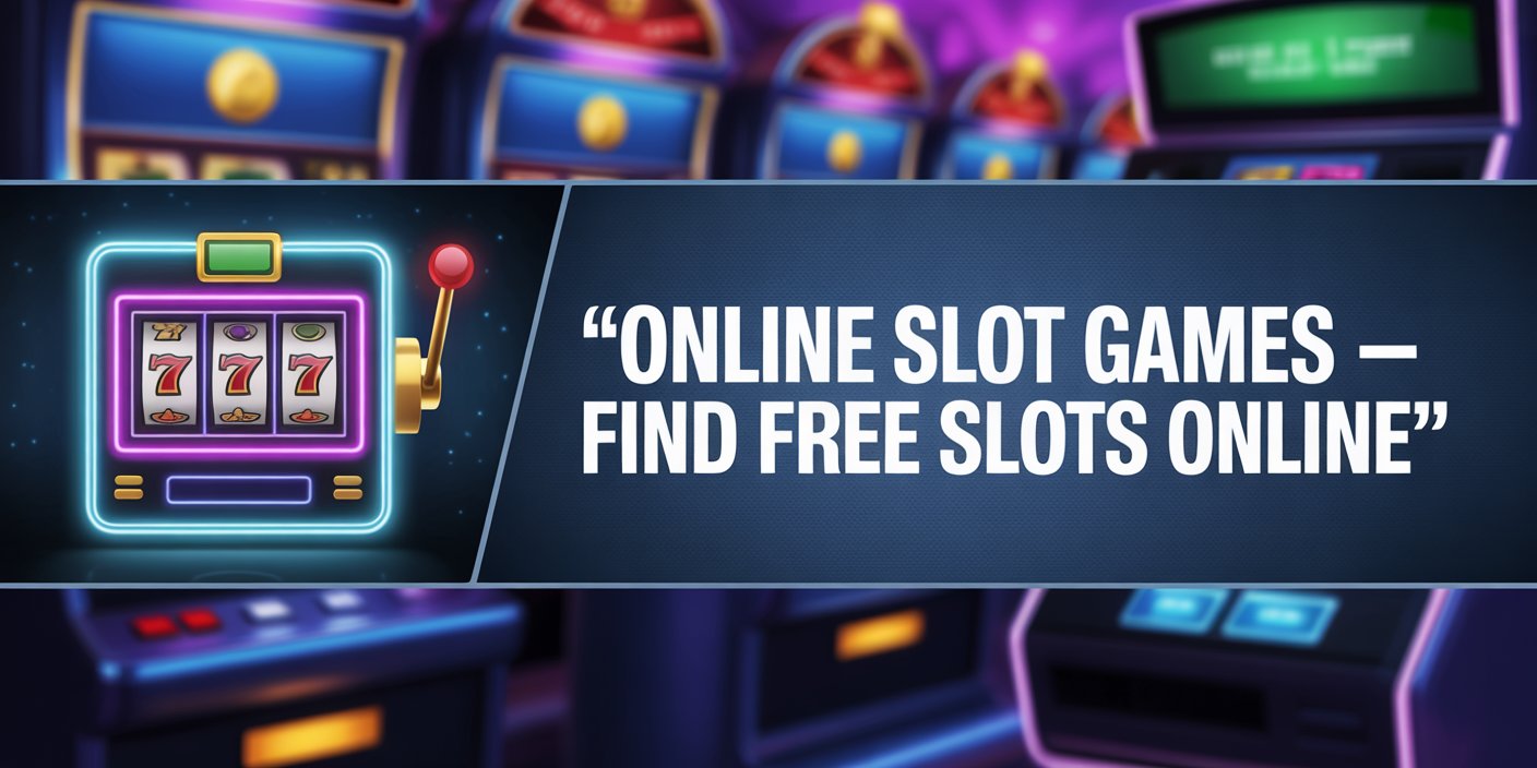 Online Slot Games – Find Free Slots Online
